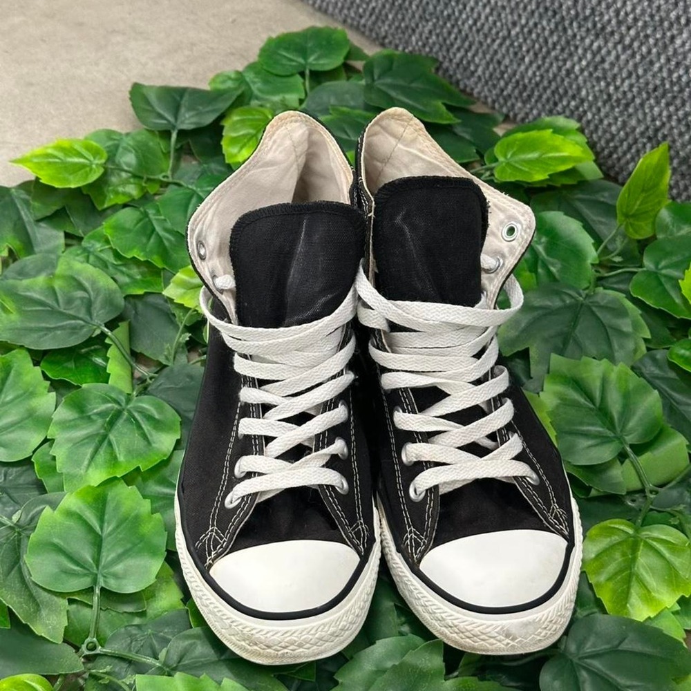 Converse Chuck Taylor All Star High Top Black Canvas Sneakers